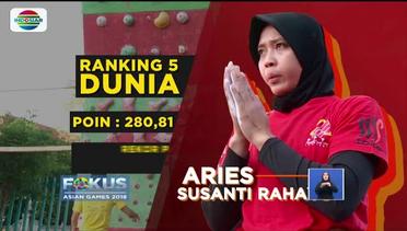 Atlet Panjat Tebing Aries Susanti Rahayu Siap Cetak Sejarah di Asian Games — Fokus