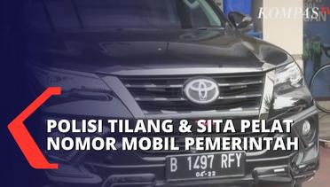 Terobos Jalur Transjakarta, Mobil Pejabat Plat RFY Ditilang Polisi