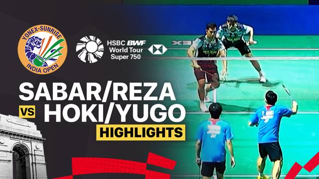 Sabar Karyaman Gutama/Moh Reza Pahlevi Isfahani (INA) vs Takuro Hoki/Yugo Kobayashi (JPN) - Highlight | YONEX-SUNRISE India Open 2026