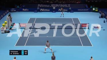Stefanos Tsitsipas vs Alexander Zverev, Highlights ATP Finals 2019