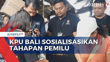 Sosialisasi ke Pasar Tradisional, KPU Bali: Warga Masih Tak Tahu Tahapan Pemilu