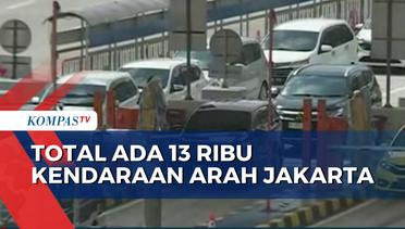 Tol Cikampek Masih Ramai Lancar Kendaraan Arah Jakarta - 25 April 2023