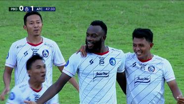 Gol!!! Charles Lokolingoy Pecah Kebuntuan Arema FC di Babak Kedua | BRI Liga 1 2023/24