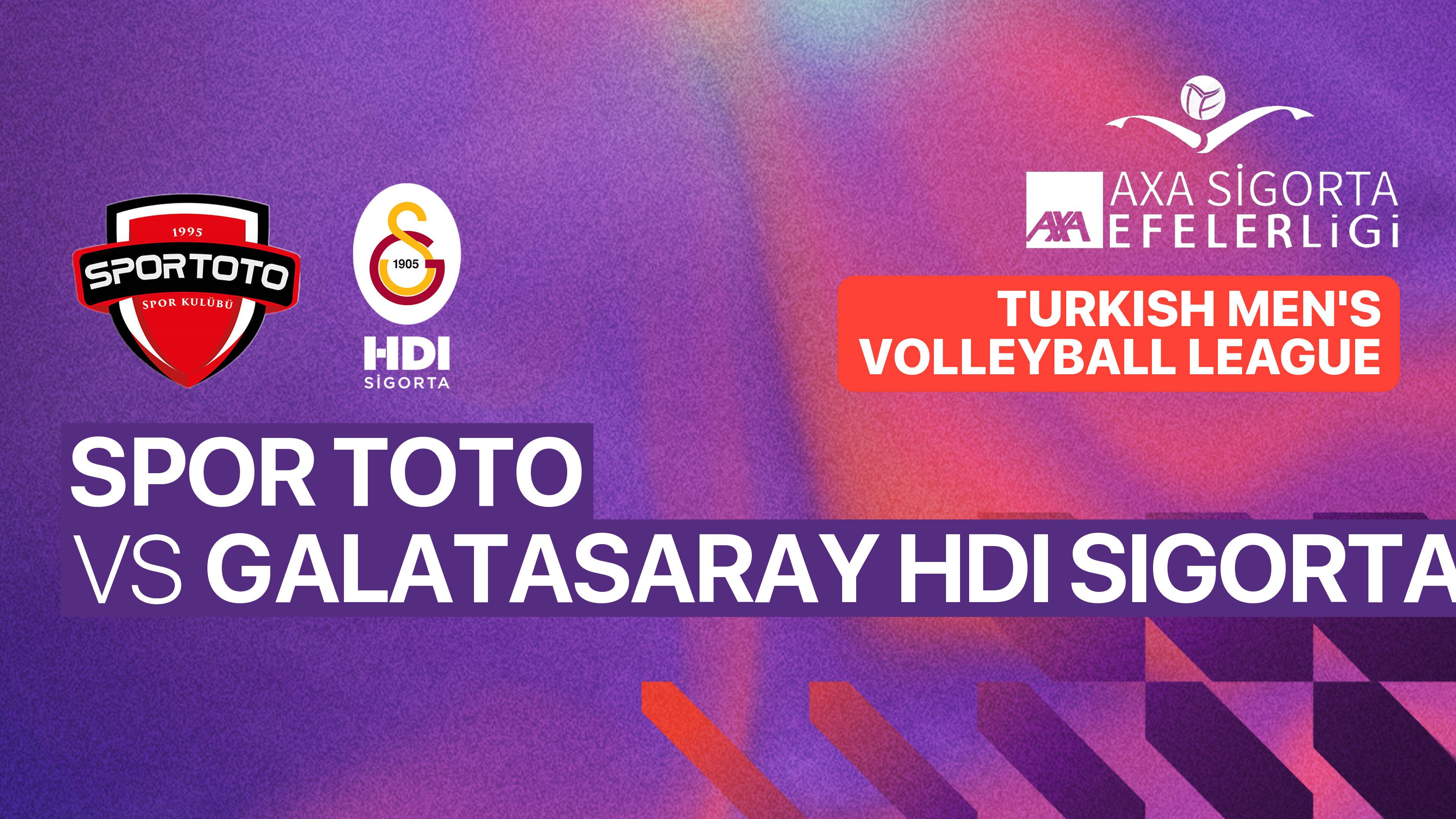 Spor Toto vs Galatasaray HDI Sigorta