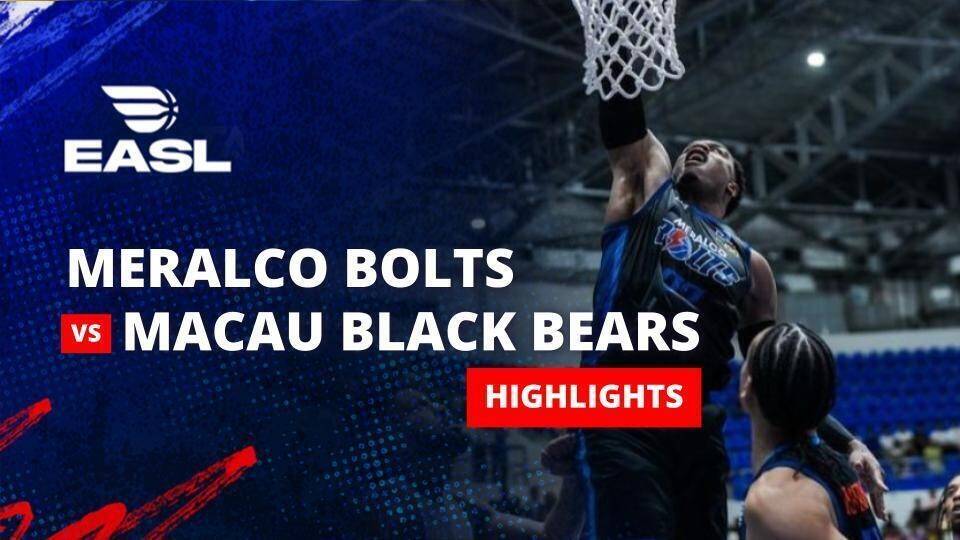 Meralco Bolts vs Macau Black Bears