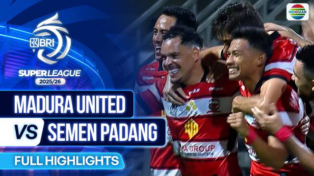 Madura United FC VS Semen Padang - Full Highlights | BRI Super League 2025/26