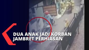 Aksi Jambret Kalung Anak di Cijantung Terekam CCTV, Dua Anak jadi Korban