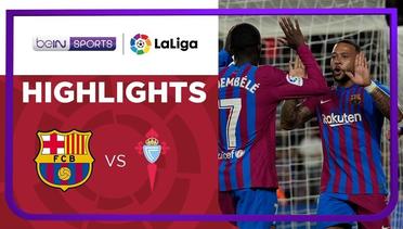 Match Highlights | Barcelona 3 vs 1 Celta Vigo | LaLiga Santander 2021/2022