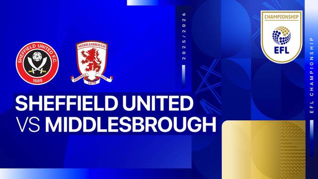 Sheffield United vs Middlesbrough - Full Match | EFL Championship 2025/26