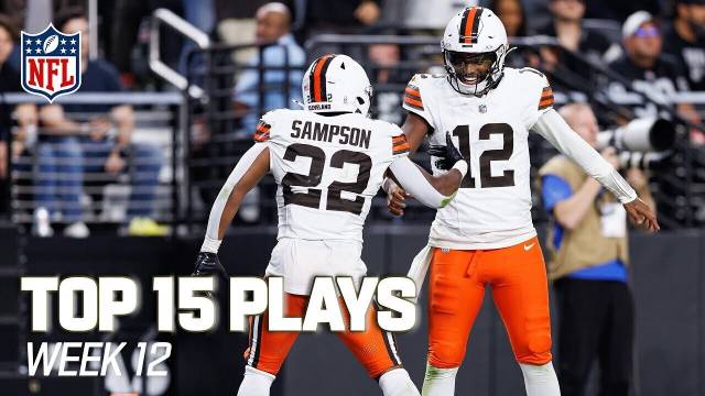 Top 15 Plays of Week 12 | NFL 2025/26