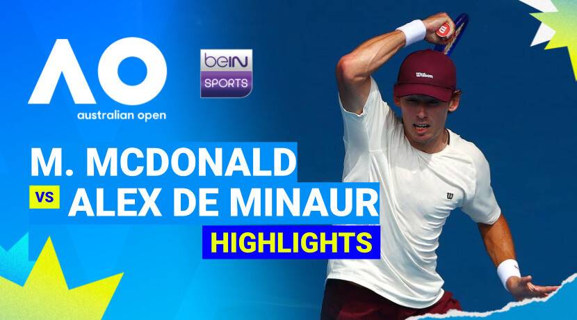 Mackenzie McDonald (USA) vs Alex de Minaur (AUS) - Men's Singles Round 1 | Australian Open 2026