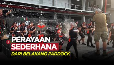 Selebrasi Sederhana Maverick Vinales dan Tim di MotoGP Mandalika 2023