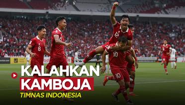 Highlights Kemenangan Timnas Indonesia atas Kamboja di Grup A Piala AFF 2022