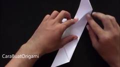 Cara Membuat Origami Pesawat Burung Camar