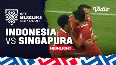 Highlight - Indonesia vs Singapore | AFF Suzuki Cup 2020