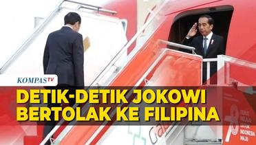 Detik-Detik Jokowi Bertolak ke Filipina, Absen di HUT PDIP