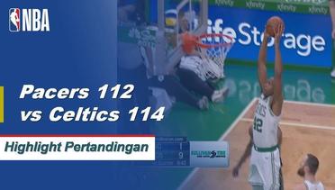 NBA I Cuplikan Pertandingan : Pacers 112  Vs Celtics 114