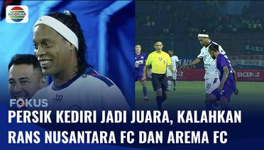 Trofeo Ronaldinho: Persik Kediri Jadi Juara, Kalahkan RANS Nusantara FC dan Arema FC | Fokus