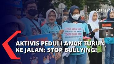 Aktivis Koalisi Perlindungan Anak Tasikmalaya Turun ke Jalan, Kampanyekan Stop Bullying Pada Anak