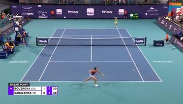 Aryna Sabalenka vs Marie Bouzkova - Highlights | WTA Miami Open 2023