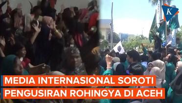 Media Asing Soroti Pengusiran Pengungsi Rohingya dari Aceh