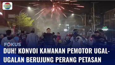 Pemotor dan Warga di Makassar Perang Petasan di Malam Tahun Baru, Polisi Turut Diserang | Fokus