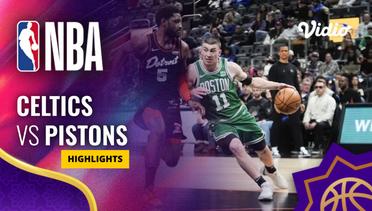 Boston Celtics vs Detroit Pistons - Highlights | NBA Regular Season 2023/24