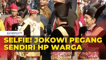 Detik-Detik Presiden Jokowi Terima Laporan Upacara Peringatan HUT ke-78 RI Segera Dimulai