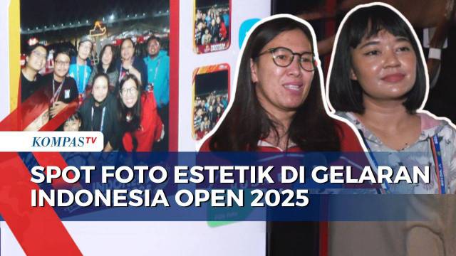 Usir Rasa Bosan, Jurnalis Olahraga Ikut Ramaikan 'Photobooth' di Indonesia Open 2025