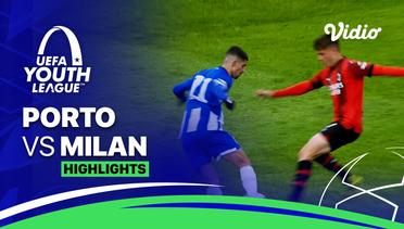Porto vs Milan - Highlights | UEFA Youth League 2023/24 - Semifinal