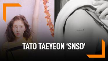 Penampakan Tato Keenam Taeyeon ‘SNSD’