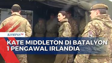Kenakan Baju Militer, Kate Middleton Pelajari Penanganan Medis di Medan Perang!