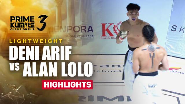 Alan Lolo vs Deni Arif - Highlight | Prime Kumite Championship 3