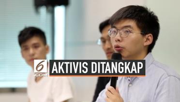 Lagi, Aktivis Hong Kong Joshua Wong Ditangkap Polisi