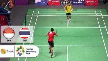 Indonesia vs Thailand - Badminton Tunggal Putra | Asian Games 2018 - Full Match