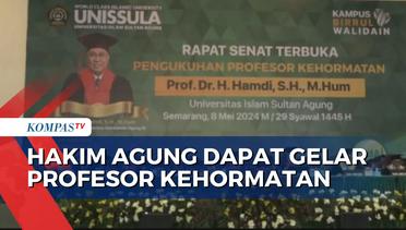 Hakim Agung pada Kamar Perdata MA Dapat Gelar Profesor Kehormatan dari Unissula - MA NEWS