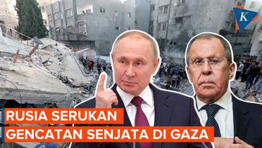 Rusia Berupaya Buka Gencatan Senjata di Gaza, Putin-Lavrov Turun Langsung