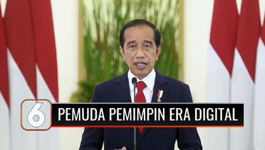 Presiden Jokowi Minta Para Pemuda Jadi Pemimpin di Era Digital: Berani Inisiatif Namun Humanis | Liputan 6