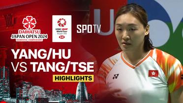 Yang Po-Hsuan/Hu Ling Fang (TPE) vs Tang Chun Man/Tse Ying Suet (HKG) - Highlights | Daihatsu Japan Open 2024 - Mixed Doubles Semifinal