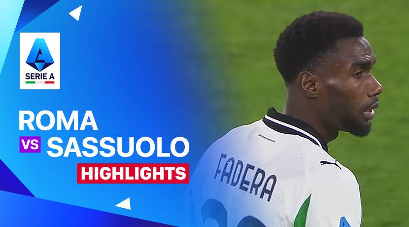 Roma vs Sassuolo Calcio