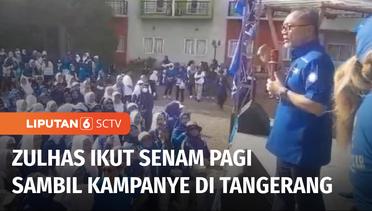 Zulhas Ikuti Senam Pagi Sambil Kampanye di Tangerang, Ingatkan Pendukung Saling Jaga | Liputan 6
