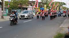 Gerak Jalan Kreasi Desa Kedungwaru Tulungagung Dalam Rangka Dirgahayu RI Ke 72 Tahun 2017