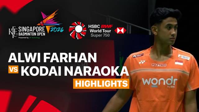 Alwi Farhan (INA) vs Kodai Naraoka (JPN) - Highlight | KFF Singapore Badminton Open 2026