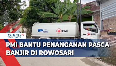 PMI Bantu Penanganan Pasca Banjir di Rowosari