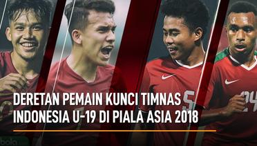 Deretan Pemain Kunci Timnas Indonesia U-19 di Piala Asia 2018