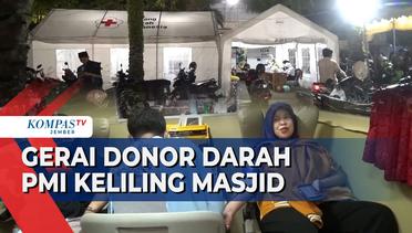 Gerai Donor Darah PMI Keliling Masjid Selama Ramadan