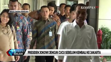 Menko Polhukam Mahfud MD Jenguk Cucu Jokowi