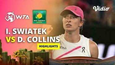 Iga Swiatek vs Danielle Collins - Highlights | WTA BNP Paribas Open 2024