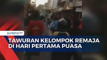 Hari Pertama Puasa, Puluhan Remaja dari 2 Kelompok Terlibat Tawuran di Jakarta Pusat