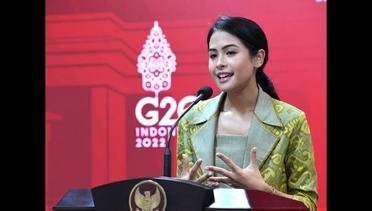 Keterangan Pers Juru Bicara Pemerintah untuk Presidensi G20 Indonesia Maudy Ayunda, 21 Juli 2022